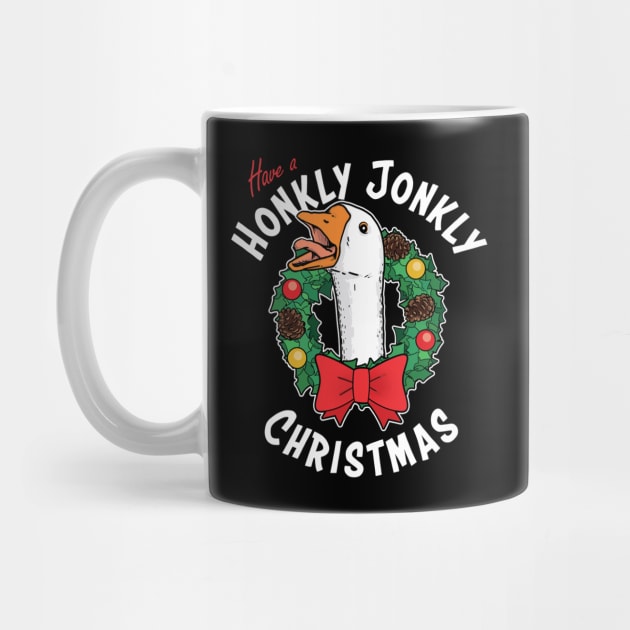 Have a Honkly Jonkly Christmas - Funny Xmas Goose by ZowPig Shirts